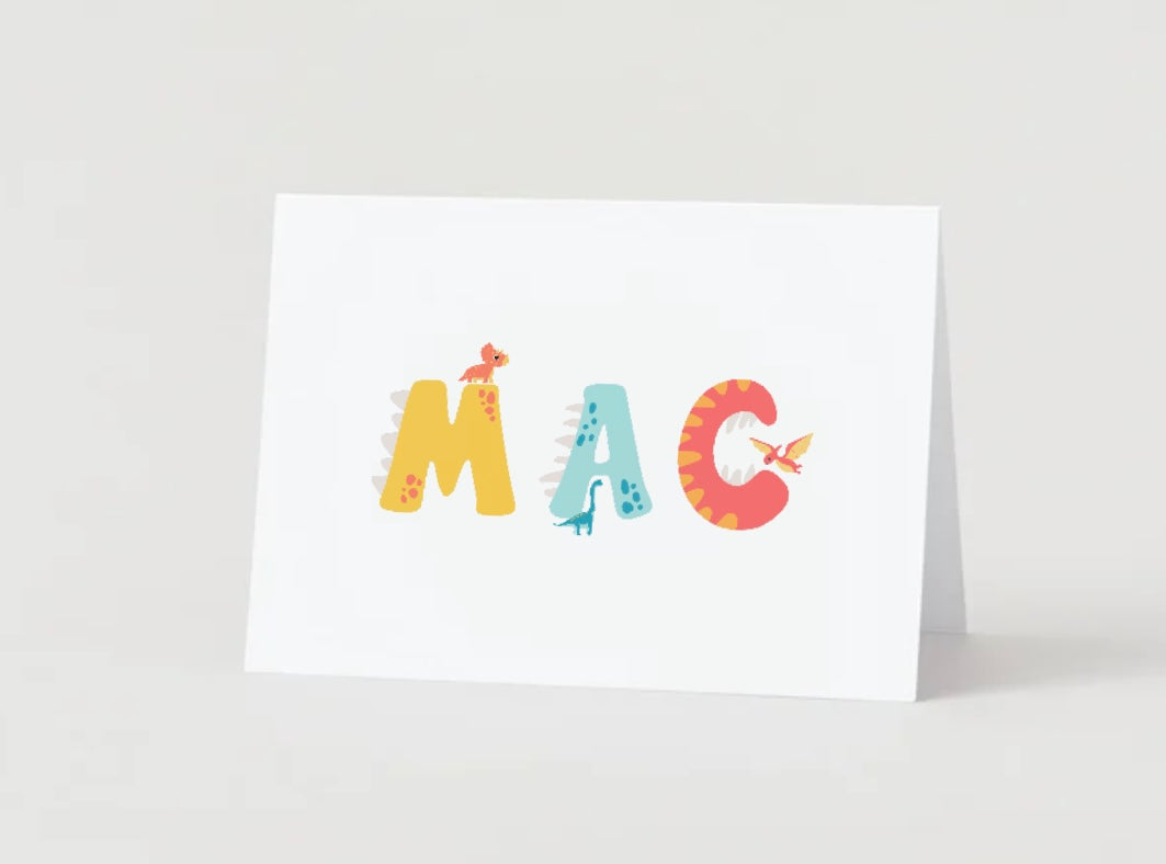 Personalized Dinosaur Stationery - Big Dinos Collection