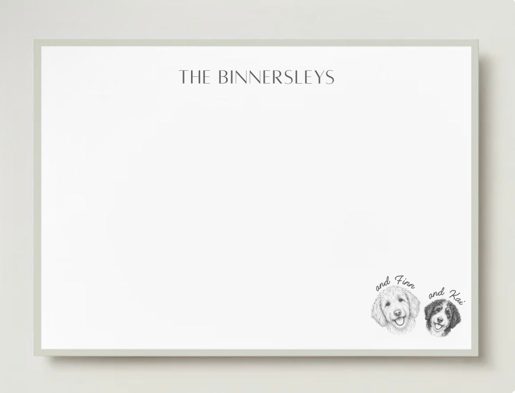 Off Leash Collection - Personalized Dog Stationery