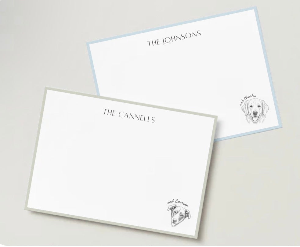 Off Leash Collection - Personalized Dog Stationery