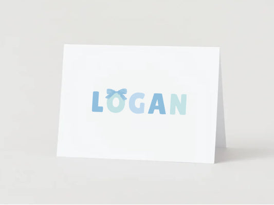 Blue Bow Stationery - Tied with Love Collection