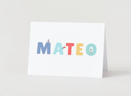 Personalized Boy Ski Stationery - Snow Squad Collection