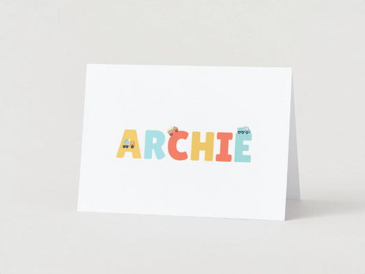 Personalized Truck Stationery - Truck Town Collection