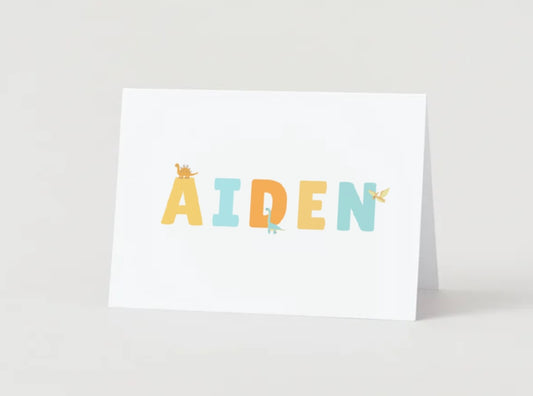 Personalized Dinosaur Stationery - Little Dinos Collection