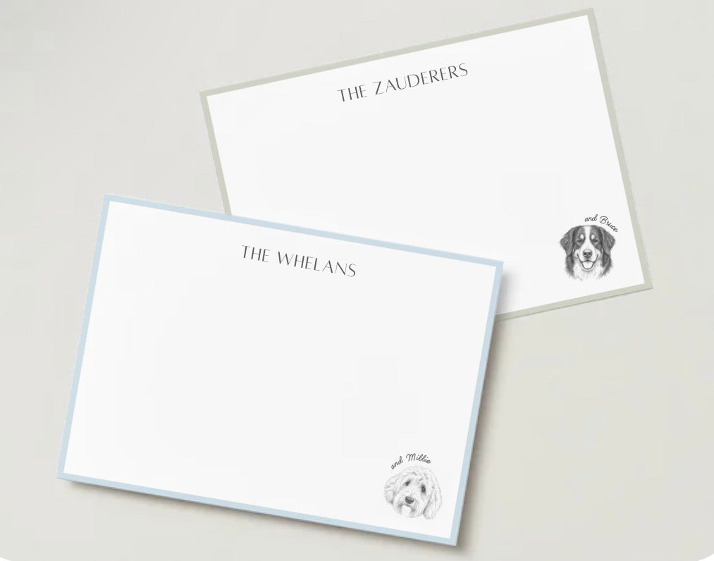 Off Leash Collection - Personalized Dog Stationery